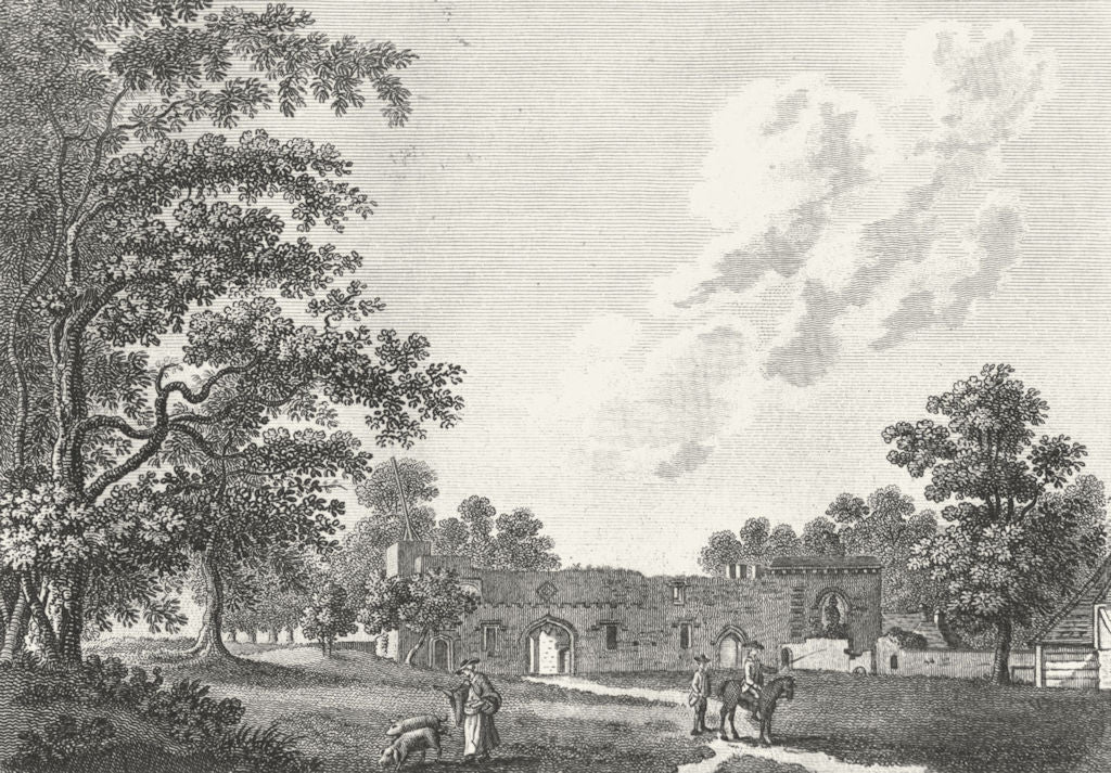 BEDS. Tower, Luton, Bedfordshire. Grose. 18C 1795 old antique print picture